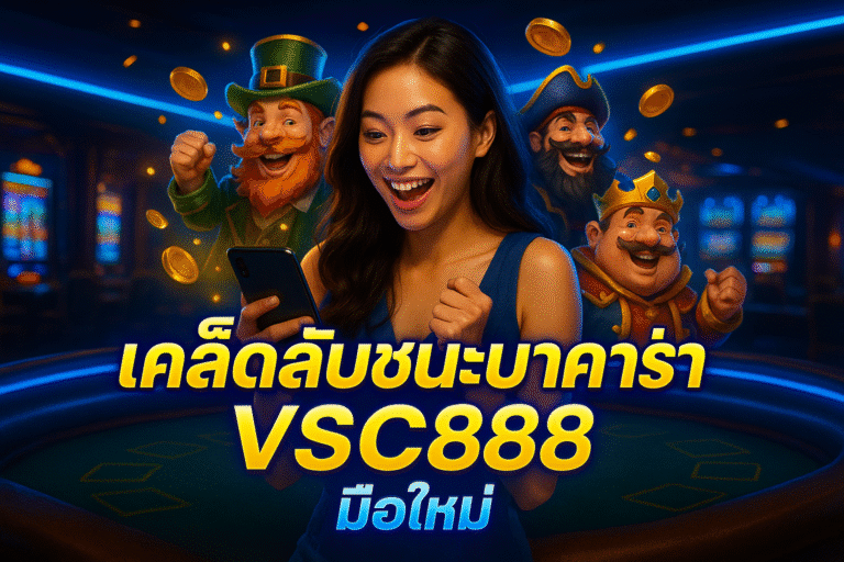 เคล็ดลับชนะบาคาร่า VSC888 มือใหม่