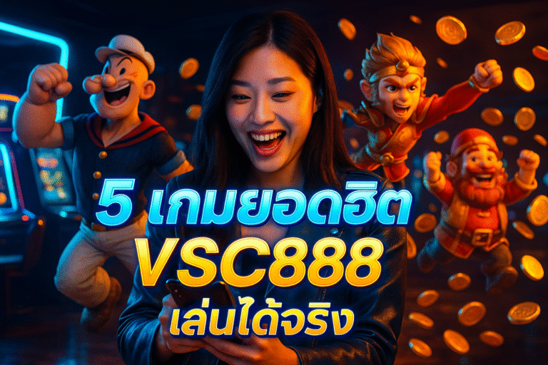 5 เกมยอดฮิต VSC888 เล่นได้จริง
