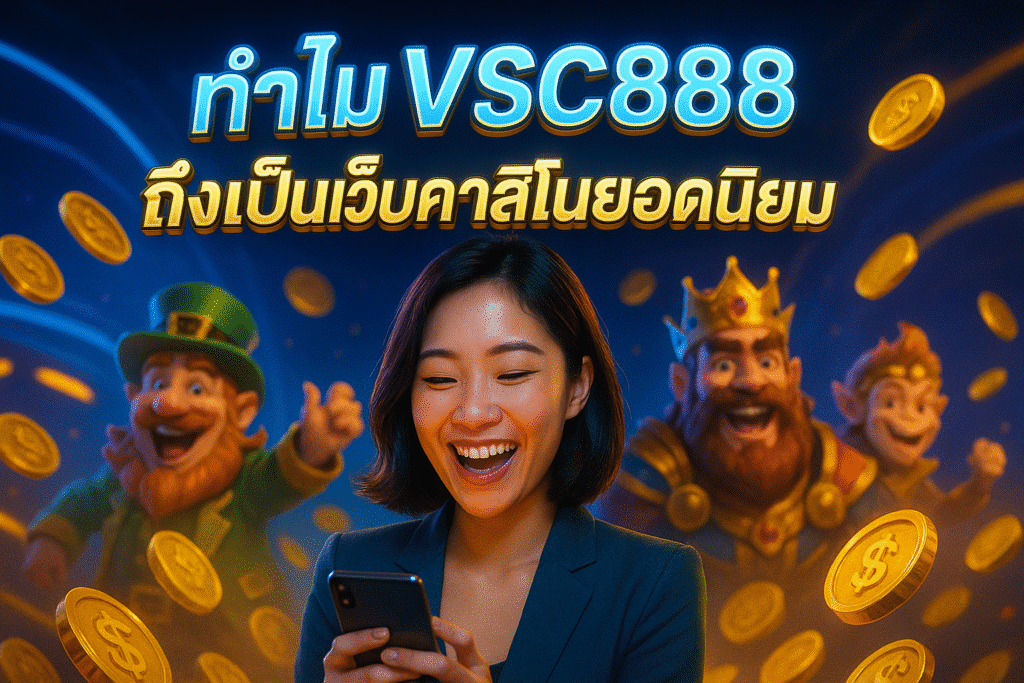 ทำไม VSC888 ถึงเป็นเว็บคาสิโนยอดนิยม