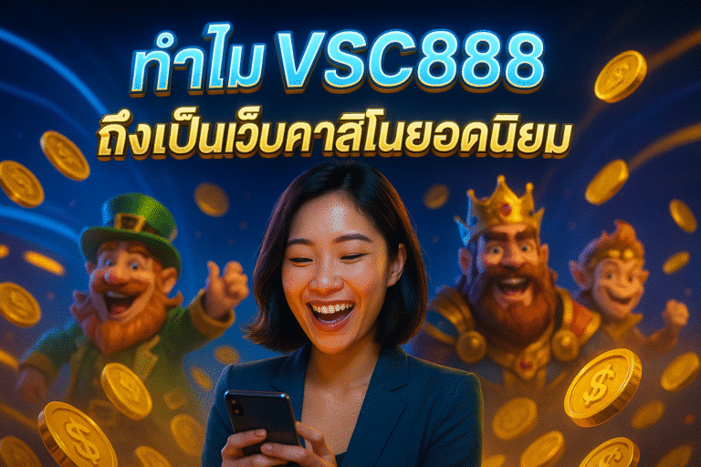 ทำไม VSC888 ถึงเป็นเว็บคาสิโนยอดนิยม