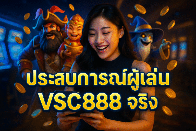 ประสบการณ์ผู้เล่น VSC888 จริง